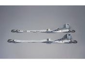 エスコ/荷締ストラップ グレー 50mm×1.9m 363kg2本/EA982BA-6A