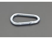エスコ/スナップフック 鉄亜鉛メッキ 10個 11×120mm/EA638JP-35
