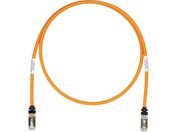 パンドウイット/CAT6A/CAT6 シールドパッチコード 6m オレンジ STP6X6MOR/STP6X6MOR