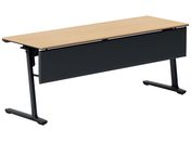 G)コクヨ/フラップテーブル カーム 幕板付 ナチュラル 脚黒 W1800×D600
