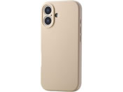 エレコム/iPhone17 ケース シリコン 磁力 ベージュ/PM-A25AHVSCMGBE