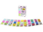 3M/ポストイット フィルムふせんインデックス 厚口 透明 マルチカラー