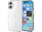 エレコム/iPhone17 ケース 磁力装着 ホワイト/PM-A25AMAG02WH