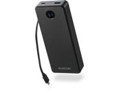 �G���R��/���o�C���o�b�e���[20000mAh�c�ʕ\�� ��/DE-C77-20000BK