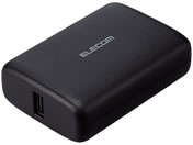 エレコム/モバイルバッテリー 10000mAh ブラック/DE-C46L-10000BK