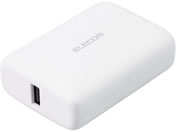 エレコム/モバイルバッテリー 10000mAh ホワイト/DE-C46L-10000WH