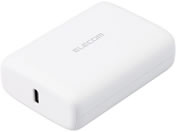 エレコム/モバイルバッテリー 10000mAh C×2 シロ/DE-C47L-10000WH