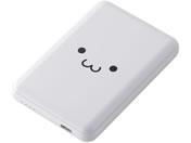 エレコム/モバイルバッテリー 5000mAh シロチャン/DE-C48-5000WF