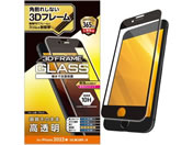 エレコム/iPhone SE 第3世代 ガラスフィルム フレーム付/PM-A22SFLGF