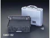 エスコ/万能防水ケース 黒 459×327×171mm(内寸)/EA657-152
