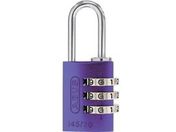 ABUS/ナンバー可変式南京錠 145-20 パープル/145-20-PU
