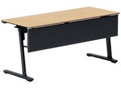 G)コクヨ/フラップテーブル カーム 幕板付 ナチュラル 脚黒 W1500×D600
