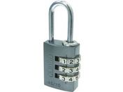 ABUS/ナンバー可変式南京錠 145-20 チタニウム/145-20-TI