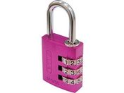 ABUS/ナンバー可変式南京錠 145-30 ピンク/145-30-PI