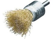 LESSMANN/軸付エンド型ブラシ 高張度真鍮波線0.25 Φ30/456751