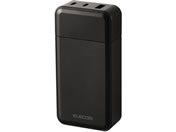 エレコム/モバイルバッテリー 10000mAh 残量 黒/DE-C51L-10000BK