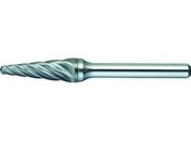 TRUSCO/超硬バー テーパー型 Φ9.5(14°)×刃長27×軸6 アルミ/TA7C095