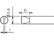グット/替こて先 5.4D (1本=1PK)/RX-80HRT-5.4D