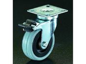 エスコ/キャスター 自在金具 後輪ブレーキ付 75mm/EA986GH-2