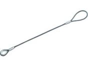 TRUSCO ワイヤロープスリング Bタイプ アルミロック 12mm×2.5m