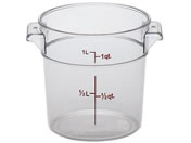 Cambro/キャンブロ 丸型 フードコンテナー本体 RFSCW1 クリア