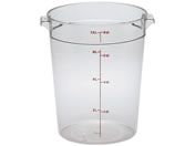 Cambro/キャンブロ 丸型 フードコンテナー本体 RFSCW8 クリア