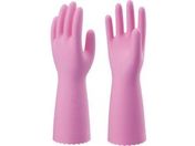 ショーワ/塩化ビニール手袋 No132ビニトップ厚手 桃 L