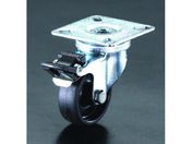 エスコ/キャスター 自在金具 後輪ブレーキ付 50mm/EA986HW-1