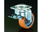エスコ/キャスター 自在金具 前輪ブレーキ付 200mm/EA986KG-5