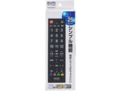 朝日電器/テレビリモコン ブラック/RC-TV102BK