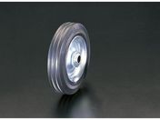 エスコ/車輪 ラバータイヤ スチールリム ローラーベアリング 100×30mm