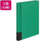 G)コクヨ/クリアファイル 替紙式 A4 30穴 60枚 緑 10冊/ラ-720G