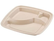 G)パックスタイル/バガス容器 BB弁当 N23-23B ラミ 本体 50枚