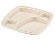 G)パックスタイル/バガス容器 BB弁当 N23-23A ラミ 本体 50枚