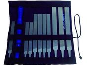 バローベ/LP1163 平ヤスリ10本セット グリップ・専用布ケース付/LP1163-10P-SET