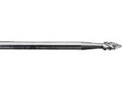 スーパー/スーパー超硬バー ロングシャンク オール超硬 楕円型(ダブルカット)刃径3.0mm 軸径3.0mm 全長75/SB51A0175