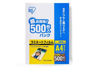 アイリスオーヤマ/ラミネートフィルム 100μ A4サイズ 500枚/LZ-A4500