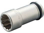 TONE/インパクト用ロングソケット(12角) 26mm/6NW-26L100