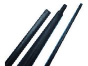 TRUSCO/TRUSCO 耐熱150℃収縮チューブ 収縮前内径2.4mm 長さ1m 10本入り 黒/HR150-2.4BK