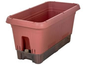 LIV PLUS/ベストコ プランター キャスター付 650型 テラコッタ