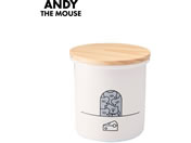 豊琺瑯/ねずみのANDY ホーロー キャニスター/AMJ-2313
