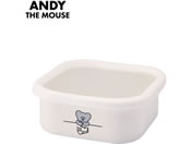 豊琺瑯/ねずみのANDY ホーロー スクエアストッカー L/AMJ-2315