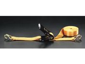 エスコ/ベルト荷締機 ラチェット式 1300kg 50mm×8.2m/EA982B-3