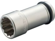 TONE/インパクト用ロングソケット(12角) 46mm/6NW-46L100