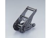 エスコ/バックル ラチェット式 スチール黒メッキ 1000kg 38mm/EA982B-503