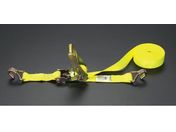 エスコ/ベルト荷締機 ラチェット式 黄 1500kg 50mm×8m