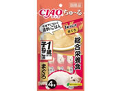 いなば/CIAO ちゅーる 1歳までの子ねこ用 まぐろ 4本