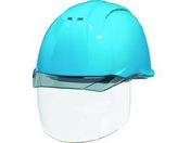 DIC/透明バイザーヘルメット シールド面付 アクアブルー/スモーク