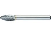 TRUSCO/超硬バー 楕円型 Φ8×刃長19×軸6 シングルカット/TB51C080S