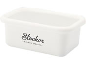 豊琺瑯/Lilly White ホーロー レクタングルストッカー M 「Stocker」